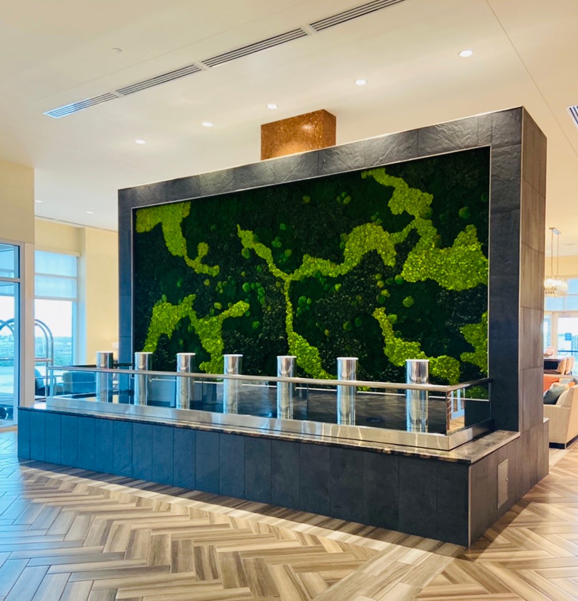 Embassy Landmark Moss wall 