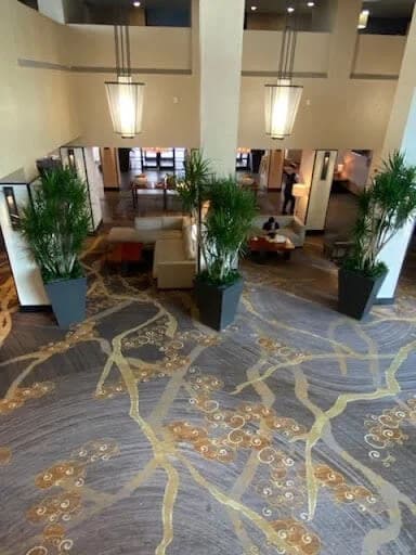 New plant design at the DoubleTree Hilton