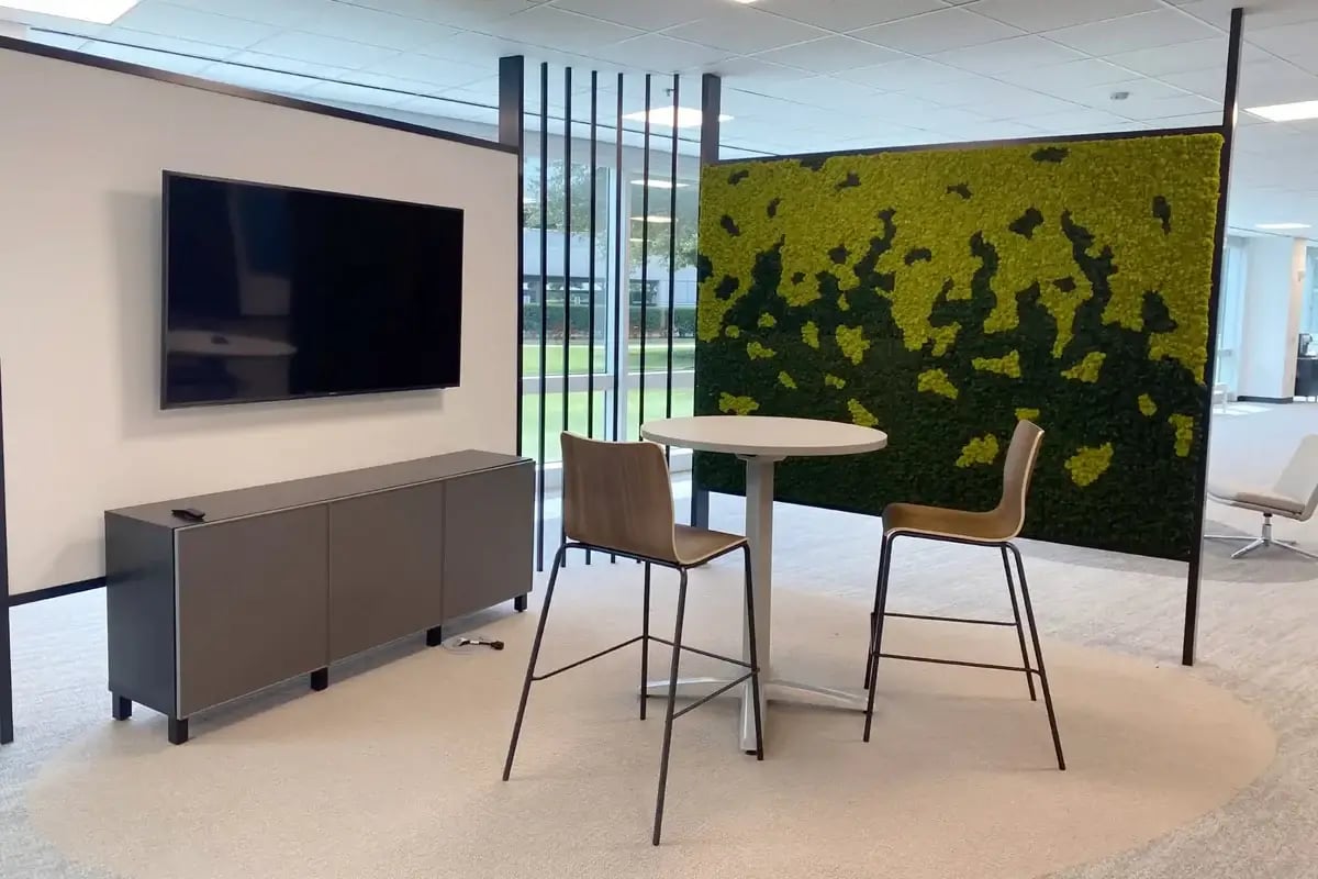 Moss Wall / Art in an office space